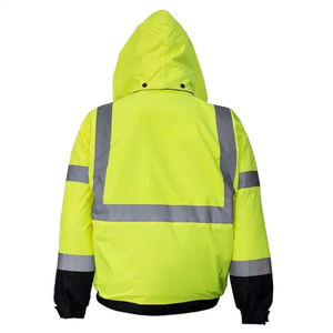 Chaqueta de Trabajo Ligera, Cálida, Gruesa, Aislante, Impermeable, Ignífuga, de Alta Visibilidad, Certificada CE, de Poliéster Resistente y Fluorescente - Product Image 6