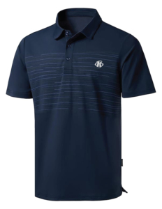 Camisas de golf de alta calidad para hombres Dry Fit Moisture Wicking Polos de manga corta con cuello para negocios atléticos Casuales - Product Image 3