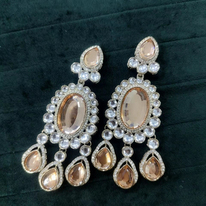 Vente chaude Or Vintage Ombre Cristal Boucles D'oreilles pour Femmes Western Boucles D'oreilles Élégant Vintage Style Boucle D'oreille Affichage - Product Image 1