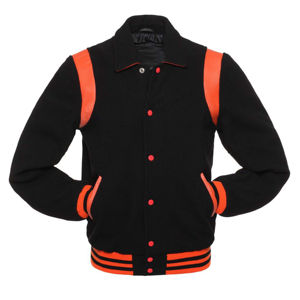 Chaqueta Universitaria de Lana Personalizada de Alta Calidad para Hombre, Chaqueta de Béisbol con Capucha para Invierno, Servicio OEM Ligero, Antibacteriana, de Secado Rápido y Transpirable - Product Image 2