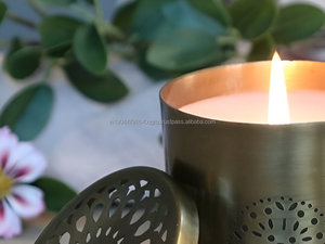 Wholesale Antique Gold Wax Filled <b>Jar</b> Candle From Indian Manufacturer and Exporter - Product Image 3