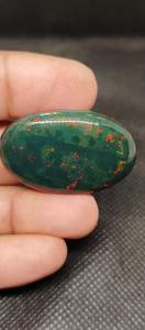 Piedra preciosa de cabujón de jaspe de sangre Natural de alta calidad (verde y rojo) 5-8mm para coleccionistas diseñadores de joyas y entusiastas del cristal - Product Image 5