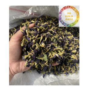 กลีบดอกไม้ผีเสื้อสีฟ้าสดทำแห้งทั้งกลีบคัดสรรจากเวียดนามสำหรับชาสมุนไพรสีผสมอาหารและส่งออกจำนวนมาก - Product Image 1