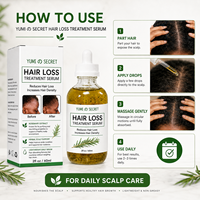 OEM Élixir de croissance capillaire naturel et biologique Méga Traitement capillaire Mélange d'herbes Huile d'argan et de romarin pour la croissance des cheveux Bienfaits antipelliculaires