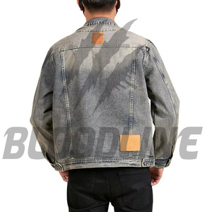 Women's <b>Denim</b> Blouson Jacket Full Sleeve Single Button Button Collar Cotton Lined Washed Solid Black Winter <b>Coat</b> Quick Dry - Product Image 5
