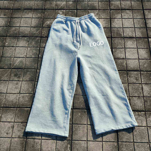 Pantalon baggy personnalisé en éponge française délavé à l'acide de haute qualité pantalon de survêtement logo pantalon de survêtement pour hommes pantalon de survêtement homme - Product Image 3