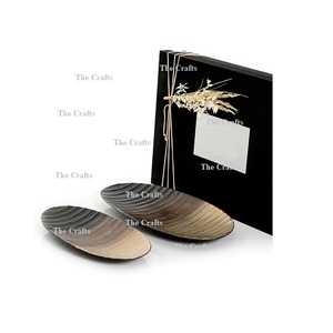 Classic Design <b>Glass</b> Chocolate <b>Serving</b> <b>Bowls</b> With Wooden Work High Quality Fruits <b>Bowl</b> For Home Hotel Use - Product Image 4