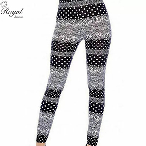 Pantalones de yoga coloridos Leggings suaves de cintura alta con estampado personalizado para correr Ciclismo Yoga Mujeres Lady Girls Leggings personalizados - Product Image 5