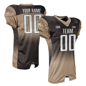 Uniforme de Fútbol Americano de Manga Corta de Lujo, Jersey con Logotipo Personalizado, Tejido Transpirable, Resistente a las Arrugas, Venta al Por Mayor - Product Image 2