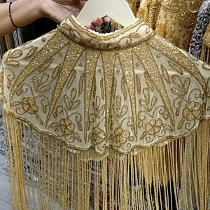เสื้อคลุมแนวเบอร์เลสก์ประดับด้วยเลื่อมทรงตรงพร้อมสายห้อยติดเสื้อคอวีสำหรับงานรื่นเริงคลับปาร์ตี้ - Product Image 2