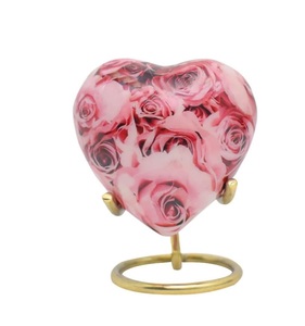 โกศสําหรับเถ้ามนุษย์ ผู้ใหญ่ หญิง และชาย, โกศฝังศพ, โกศตกแต่ง, โกศงานศพ, โกศเผาศพสําหรับผู้หญิง - กุหลาบสีชมพู - Product Image 6