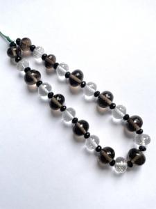 Perles facettées en pierres précieuses mélangées, 1 brin, pierre précieuse naturelle pour la fabrication de bijoux fins - Product Image 5