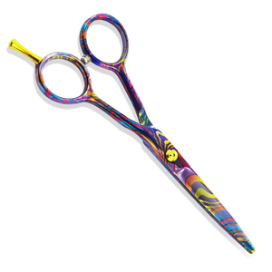 Ciseaux De Coupe De Cheveux Avec Repose-Doigt Réglable Papier Enduit Élégant Ciseaux En Gros Salon De Coiffure Pour Une Utilisation De Beauté - Product Image 3