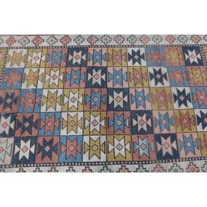 Tapis d'appoint vintage turc 3,3x5,6 pi (100x172 cm), tapis oriental bleu - Product Image 5