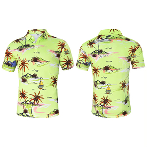 เสื้อโปโลสำหรับใส่ตีกอล์ฟแห้งเร็วระบายอากาศได้ดีกำหนดเองได้เสื้อยืดพิมพ์ลายดิจิทัลพิมพ์ลายแบบระเหิดไซส์พิเศษ - Product Image 4