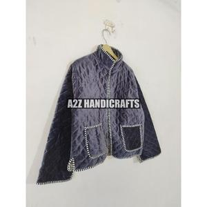 Veste matelassée en velours de coton Boho pour femmes à la main écologique respirant automne indien Vintage cadeau elle - Product Image 6