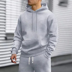 Custom Logo Design <b>Black</b> <b>Men</b> <b>Hoodie</b> 280 Gsm Heavy Cotton Thick Heavyweight Casual Style 100% Quality Blank Hoodies - Product Image 1