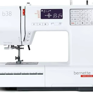 PROVEEDOR AUTORIZADO DE MÁQUINAS DE COSER COMPUTARIZADAS ORIGINALES Nuevas Bernettes B38 de Diseño Suizo, Máquina de Acolchar - Product Image 1