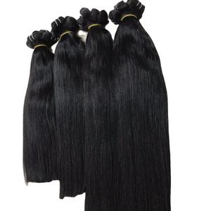 Extensiones de cabello humano liso con forma de hueso, extensiones de cabello 100% Natural vietnamita, Remy - Product Image 3