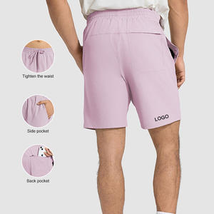 Shorts de sport pour hommes, shorts de basket-ball, cordon de serrage, entraînement athlétique, shorts à séchage rapide avec poches pour la course à pied décontractée - Product Image 3