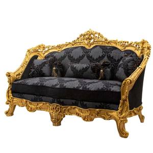 Sofá Seccional Tradicional de 2 Plazas Tallado a Mano en Madera de Caoba Maciza Tapizado para Uso en Interiores - Product Image 2