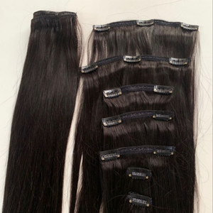 Newest Wholesale Indian <b>Hair</b> Invisible Clip Ins Double Drawn 100% Real Human Remy Virgin <b>Hair</b> <b>Seamless</b> Injected <b>Hair</b> <b>Extensions</b> - Product Image 5