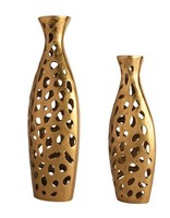 Style AMÉRICAIN Salon Design Moderne MERLIN Blanc Décor Nordique Vases à Fleurs Décoration de la Maison en Métal pour Bougeoir de Table Centrale