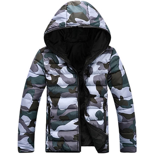 Camo estampado bebé cálido invierno con capucha acolchado puffer chaquetas gruesas de calidad superior hombre mujer abajo abrigo de bebé chaquetas - Product Image 5