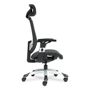 Silla de trabajo giratoria ergonómica de malla Alera Minerva de 17,24 a 20,98 pulgadas. Soportes para Altura de Asiento con Capacidad para 275 Libras. Sillas de Oficina Negras - Product Image 2