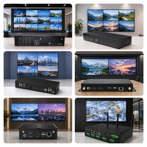 RK3588ควบคุมวิดีโอติดผนังแบบ LED แนวอุตสาหกรรมกล่องป้าย60Fps ดิจิตอล<span class=keywords><strong>12</strong></span> HD 8K พร้อมพอร์ต6T NPU Ai และ in OUT PORT - Product Image 4
