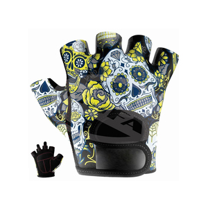 ถุงมือหนังสำหรับออกกำลังกายกลางแจ้งฟิตเนสยกน้ำหนัก - Product Image 3