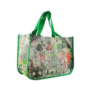 Sacs de courses en PP tissé avec fermeture à bouton et poignée personnalisable - Product Image 3