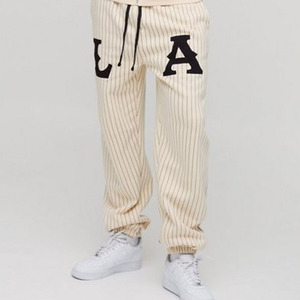Vente en gros Pantalon de survêtement à capuche surdimensionné Ensemble de jogging Pantalon cargo Survêtement 100% coton Survêtement à rayures avec appliques zippées Vêtements de gym - Product Image 6