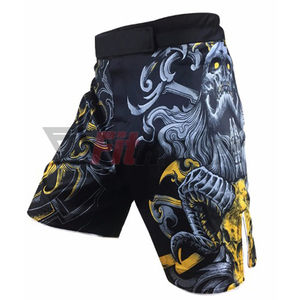 2024 MMA Boxe Combat Shorts Très Étiré 100% Polyester Casual Solide Motif Mid Board Shorts En Gros Cargo Court - Product Image 4