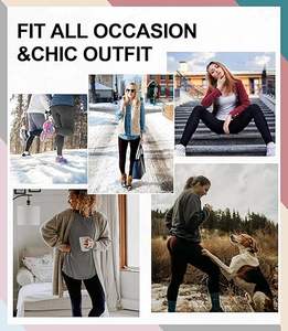 Pantalon de yoga taille haute qualité avec poches Leggings femme pleine longueur et Capri - Product Image 5