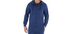 Sudadera con Capucha Completa de Primera Calidad para Hombre, Felpa de Algodón Grueso, Bordado Personalizado, Talla L, Estampado en Blanco - Product Image 5