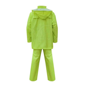 Combinaison de pluie confortable et respirante personnalisée avec fermeture à glissière imperméable sur la poitrine Impression du logo Option durable-Combinaisons - Product Image 2