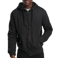 Sudaderas con capucha para hombre, personalizadas al por mayor, transpirables, extragrandes, con cremallera, de peso pesado, estilo urbano, informales, de invierno, lisas, ecológicas, dobles