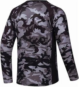 Camiseta de compresión para hombre Bjj Kickboxing estampado Digital Animal tatuaje MMA Rashguard Kimono blusa de lucha libre UPF50 transpirable - Product Image 3