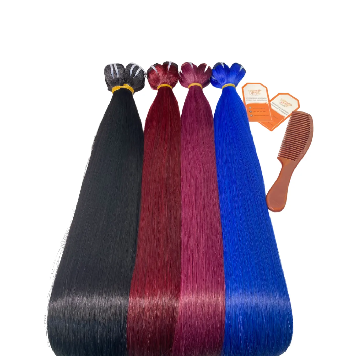 Best Quality Bone Straight Weave Hair Natural Weft Hair Bundles Wholesale Price For Sale 2023