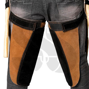 Delantal de Cuero para Herrador, Acero Inoxidable, Resistente, para Recorte de Cascos, Calidad Premium, Duradero, Ajustable, con Protectores de Piernas y Bolsillos para Herramientas, Equino - Product Image 6