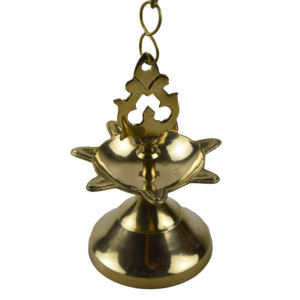 Diya-aceite de decoración para el hogar, diseño estándar de Metal de latón y acabado brillante pulido, regalo de Diwali - Product Image 2