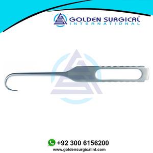 Gancho Manual de 20mm Gancho Malar Poswillo 210mm Longitud total Instrumentos de cirugía plástica certificados CE - Product Image 5