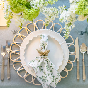 Handwicker สเกลอปหวายธรรมชาติ Placemat ตกแต่งโต๊ะที่น่าสนใจขายส่งราคาดีจากช่างฝีมือเวียดนาม - Product Image 4