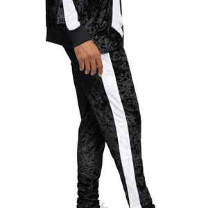 Ensemble de survêtement d'hiver pour homme 2 pièces Sweat-shirt et pantalon de survêtement Velours Fermeture éclair intégrale Survêtements à capuche Vêtements de sport 100% coton - Product Image 6