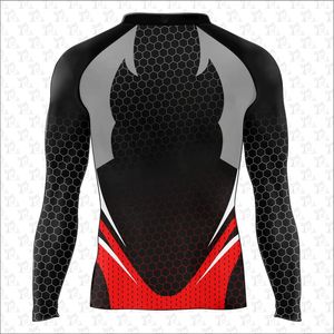 Long Sleeve Rash Guard for <b>Men's</b> quick dry custom logo and design <b>Compression</b> <b>Shirts</b> <b>Men</b> rash guards wholesale customized - Product Image 2
