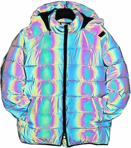 Coupe-vent d'extérieur respirant et imperméable pour hommes, veste réfléchissante de couleur unie avec col carré en toile - Product Image 6