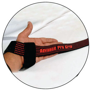 Sangles de levage en coton dynamophilie personnalisées de haute qualité avec rembourrage et impression en silicone pour une adhérence extrême - Product Image 2