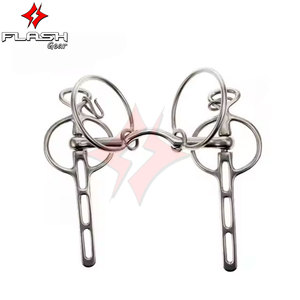 Brocas de conducción de caballos de 2 ranuras hechas a mano, acero inoxidable de primera calidad y plata alemana, fabricante de confianza - Product Image 4