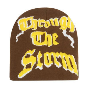 Gorro de punto cálido, gorro personalizado de invierno para exteriores, tamaño ajustable, hombres, mujeres, ropa de calle informal todos los días - Product Image 4